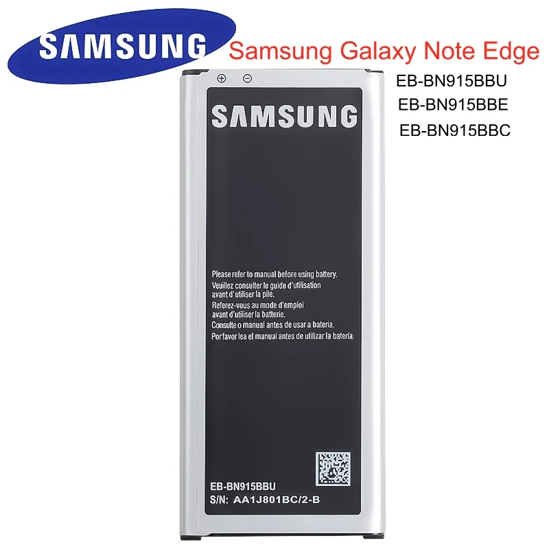 Оригинальная телефон аккумулятор 3000 мАч для Samsung Galaxy Note Edge N9150 N915 N915F/D/A/T N915K/L/SN915V/G NFC|Аккумуляторы мобильных