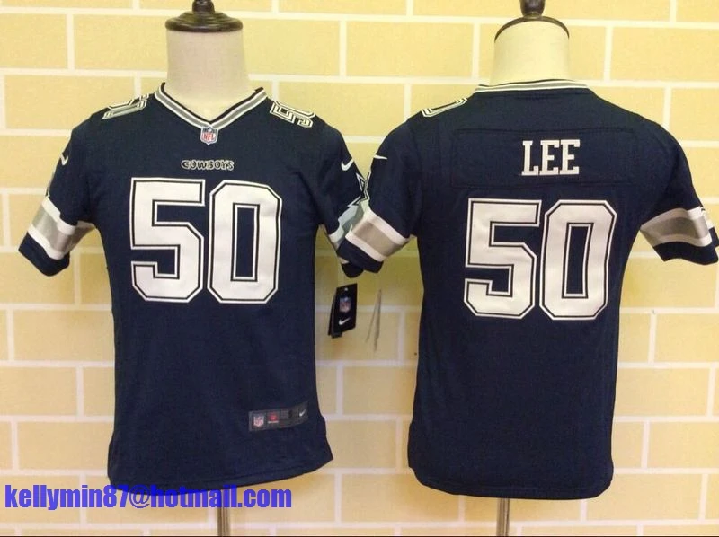 Stitiched, Dallas s, Tony Romo, Emmitt Smith, Cole besley, Sean Lee, Jason Witten, Ezekiel Elliott, для молодежи, детский трикотаж - Color: Khaki