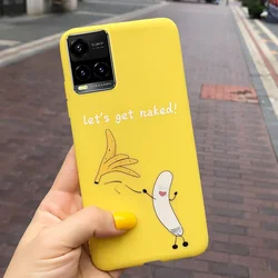 Colorful Cartoon Candy Silicone Phone Case - Protective Back Cover with Fun Design for vivo Y21s (TGhuan1001)