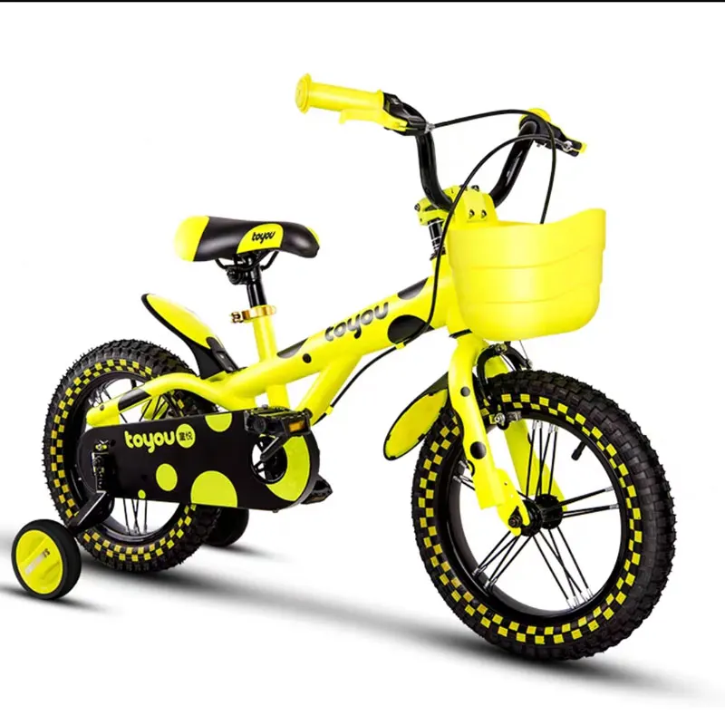 cheap Children Bicycle High Carbon Steel Frame Thicken Wear Resistant Tire 2~10 Years Old Environmental Protection Student Bike