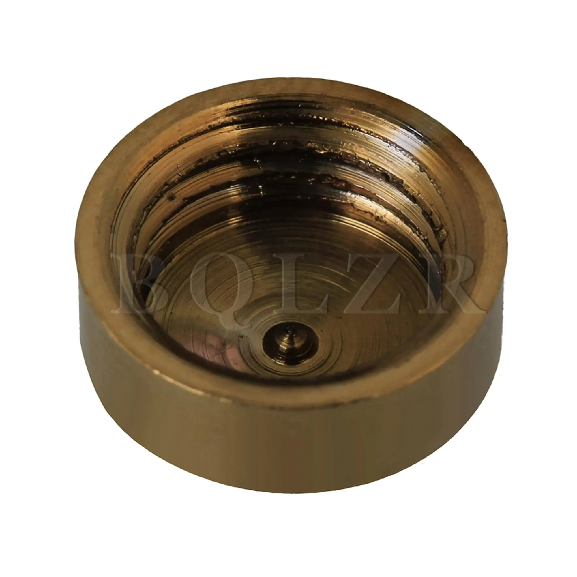 BQLZR 16pcs 9.3mm Dia Furniture Decorative Copper Golden Cap Nails for Table Mirror Cap Nail