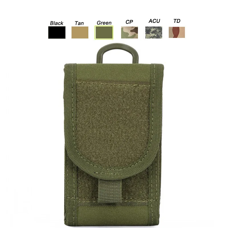 Outdoor Tactical Bag Assault Combat Camouflage Pack Tactical Molle Cell Phone Pouch