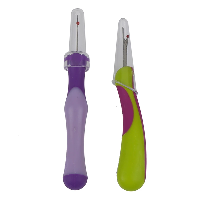 

1PCS Plastic Handle Craft Thread Cutter Seam Ripper Stitch Unpicker Hand Tools Needles Arts Sewing Accessories