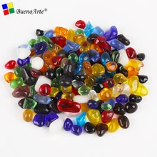 6-9 мм 200 г Крошечные стеклянные Самородки, россыпью DIY мозаичное искусство хобби ремесло материал, DIY Pervious светильник ремесло лэмпворк