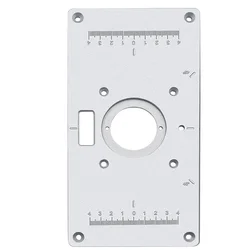 Routeur en Aluminium multifonctionnel, Machine à graver, plaque d'insertion de Table, établi pour le travail du bois, modèles de tondeuse 