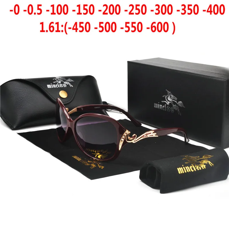 2019-prescription-Myopia-Polarized-round-Sunglasses-Women-0-to-600-Minus-Degree-Optical-polarized-Sun-Glasses