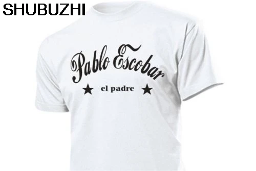 Футболка Pablo Escobar El Padre веселая рубашка размер 3 5XL крутая Повседневная футболка