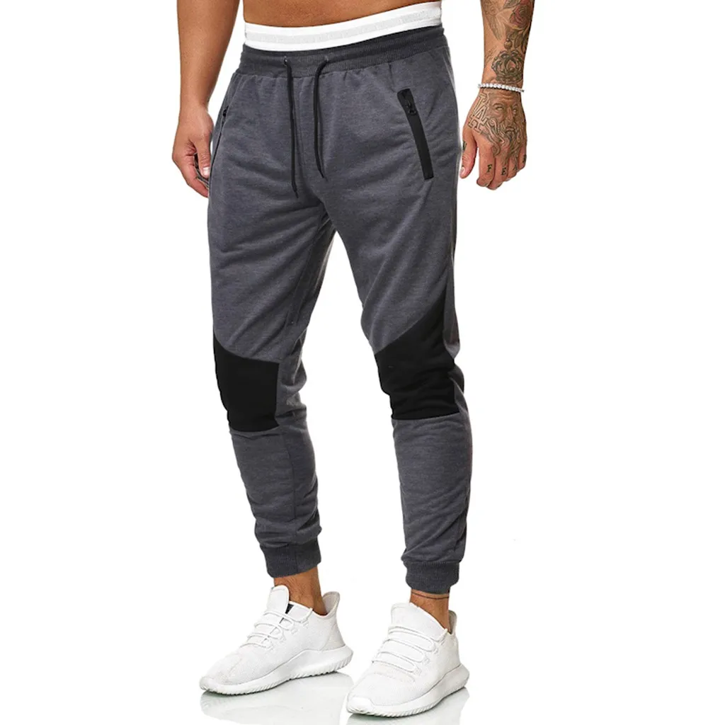 Vogue Jogger мужские новые модные повседневные уличные спортивные брюки для бега длинные штаны с завязками