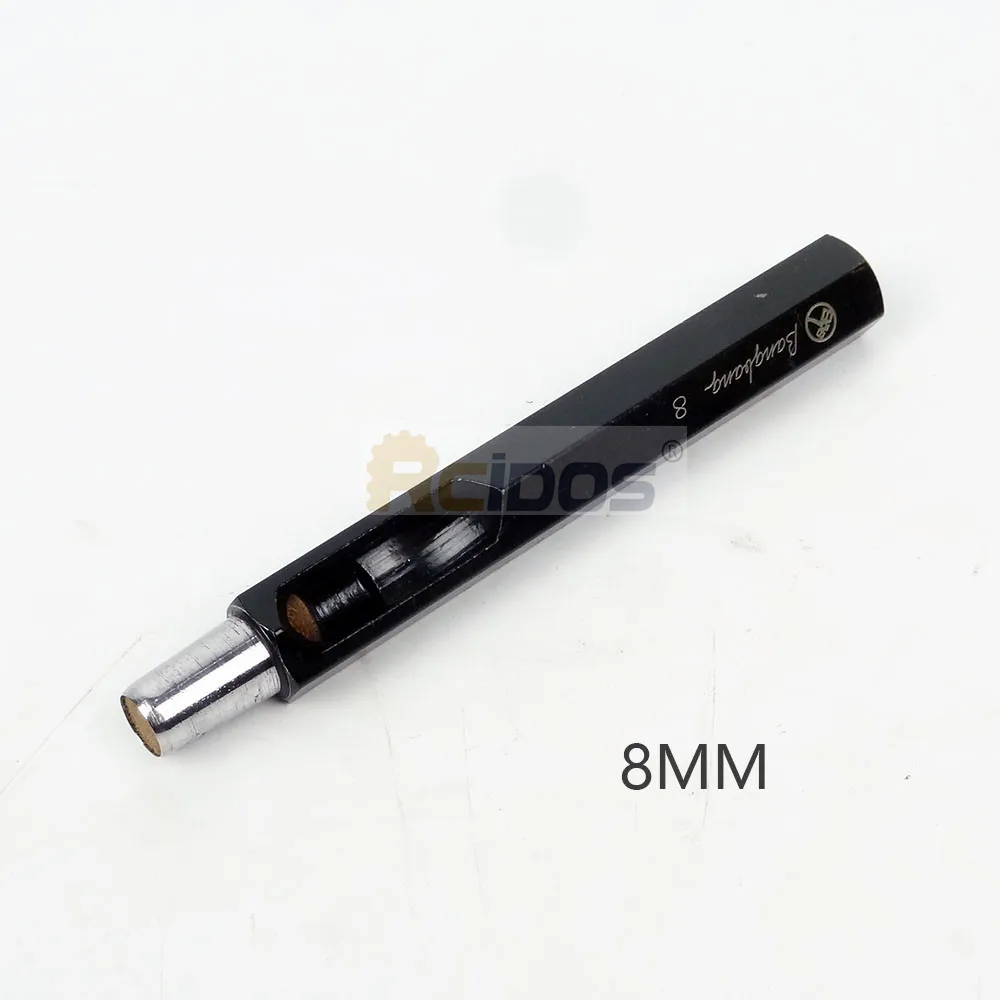 Dia 8MM 1pcs RCIDOS Шестигранная форма DC53 стальная ручка кожаный ремень круглый дырокол, диаметр 1/1. 5/2/2,5/3/3,5/4/4,5/5/6/7/8/9/10 мм, 1 шт. цена - Цвет: Dia 8MM 1pcs