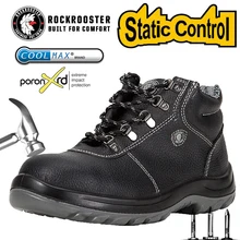 Защитная обувь; Мужская Уличная обувь со стальным носком; ботильоны из натуральной кожи; Водонепроницаемая неубиваемая обувь; Рабочая обувь