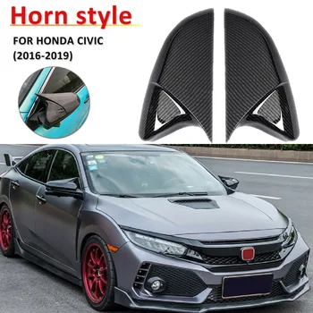 

Carbon Fiber Pattern Side Mirror Cover Trim Cap For Honda Civic 2016 2017 18