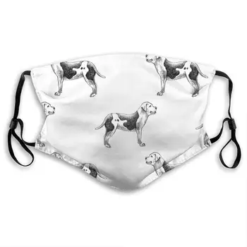

American Bulldogs Anti Pollution Mask for Kids Women Man Comfort Dustproof Mouth Mask with Activated Carbon Filters PM2.5 Air