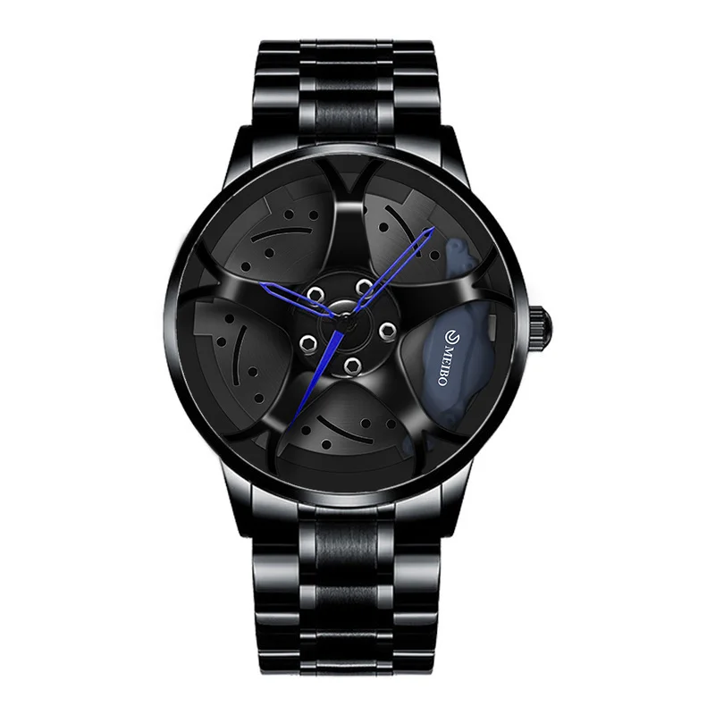 Men 3D Sport Rim Hub Wheel Watches Luxury Male Sports Car Wristwatch Quartz Men's Watches Relogio Masculino for Gift Clock