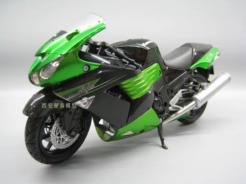 

New Special Die-cast Metal 1/12 Series Classic ZX14 Ninja Motorcycle Model Home Display Collection Toys For Children