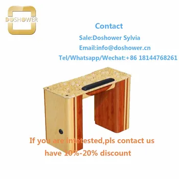 

Table for nails salon furniture manicure with uv gel polishes for nail technician table