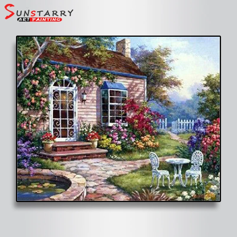 Sunstarry 5D DIY Алмазная вышивка пейзаж, картина, выложенная алмазами Вышивка крестом Рукоделие ремесленный круглый стразы мозаика домашний декор