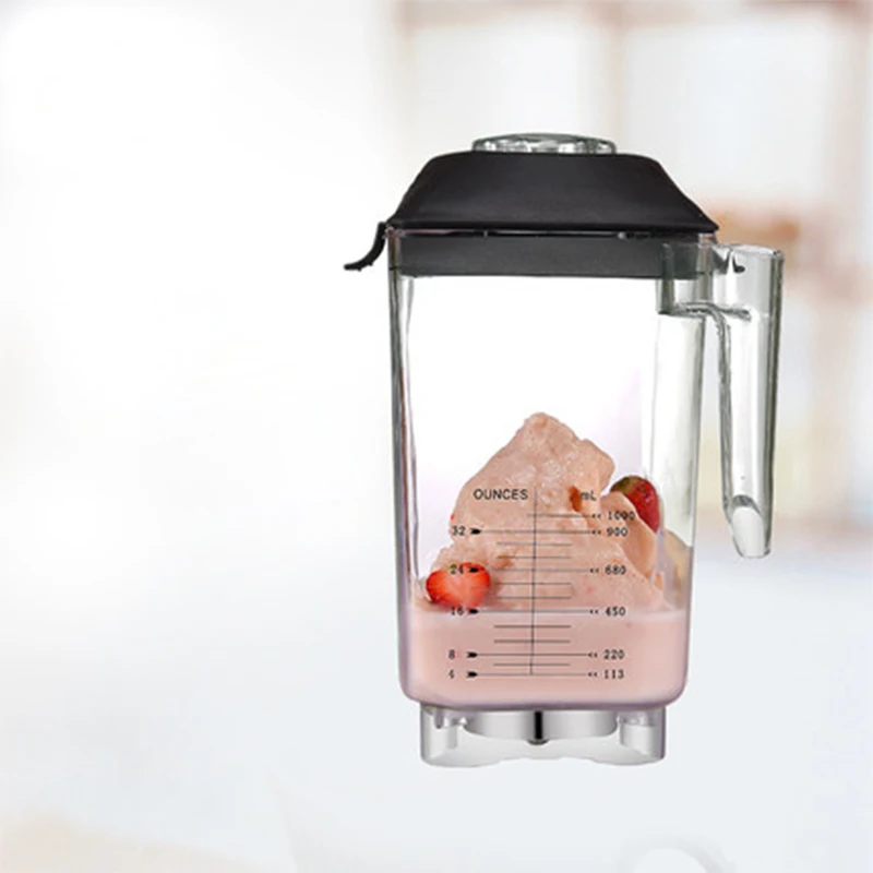 KS-10000 Smoothie Machine Silent Ice Machine Ice Crusher 2000ml Smoothie Mixer Tea Shop Commercial High Efficiency Crusher
