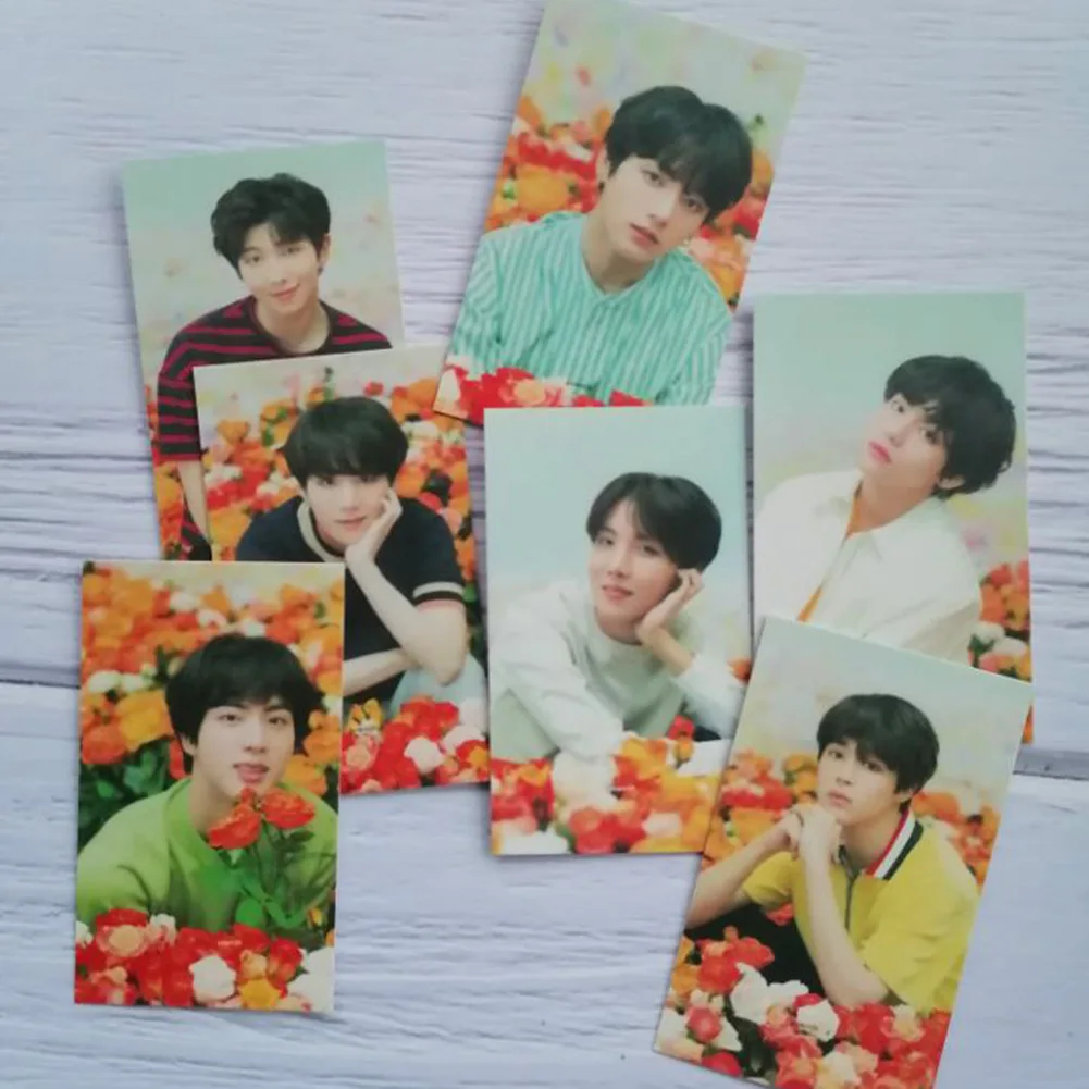 Wholesale Kpop Bangtan Boys Love Yourself Postercard Photo Card Korean Fashion Poster Picture Lomo Fans Gifts | Канцтовары для