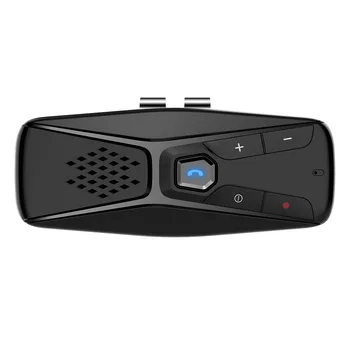 

Voice Dialing Hands Free For Phone Sun Visor Noise Reduction Bluetooth Car Kit Speakerphone Universal MP3 Player Audio Receiver