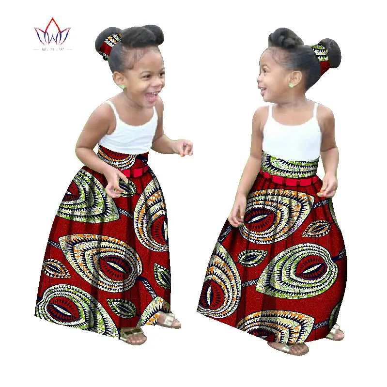 Verão crianças roupas africanas personalizado menina moda