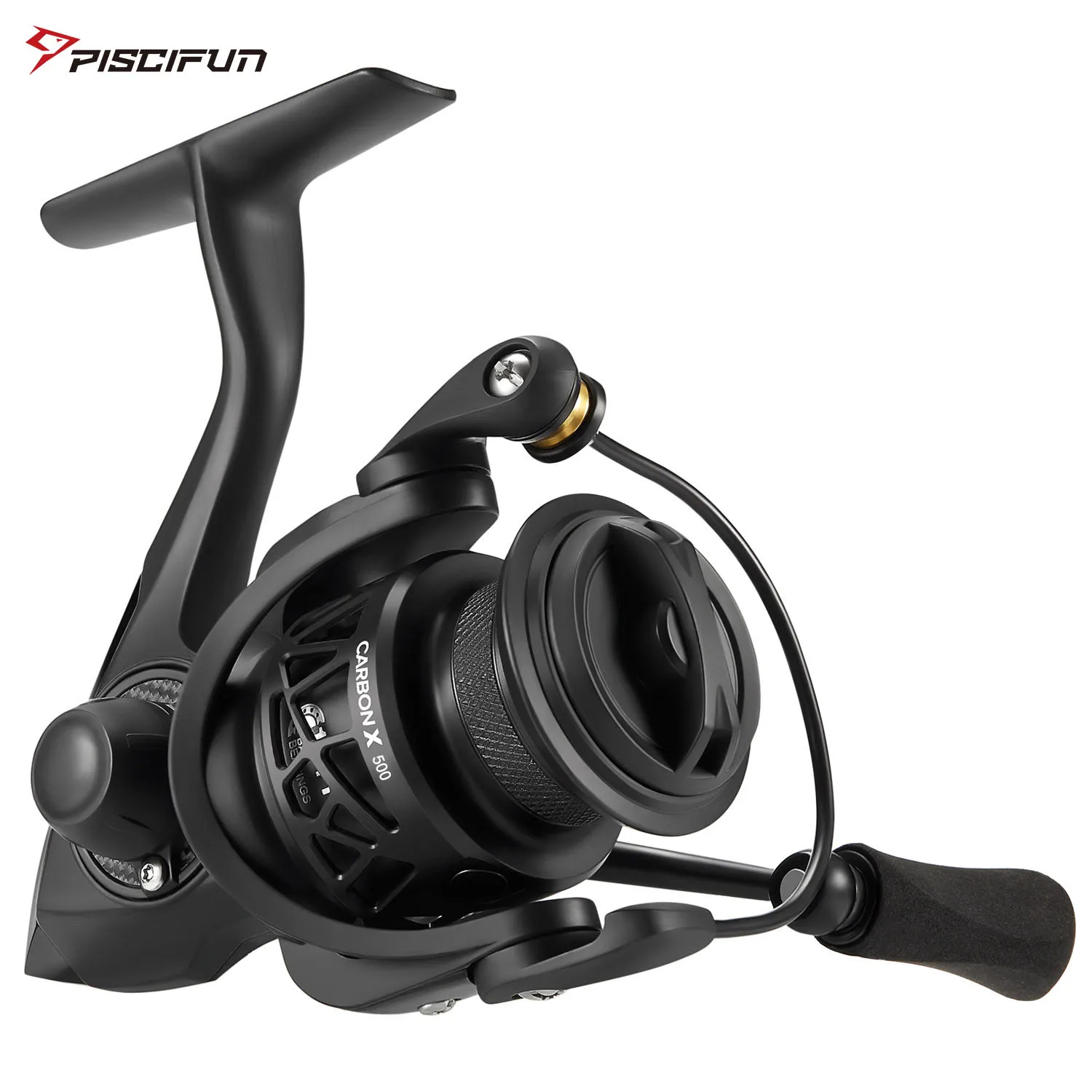 Катушка для спиннинга Piscifun Carbon X размер 500 1000 подледной рыбалки 5 2: 1 Ультра гладкая