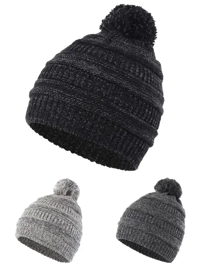 women's cable knit beanie hat