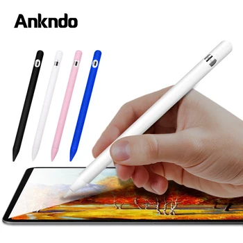 

Soft Silicone For Apple pencil case For iPad Tablet Touch Pen Protective Sleeve For iPad Screen Stylus Skin Cover Accessories