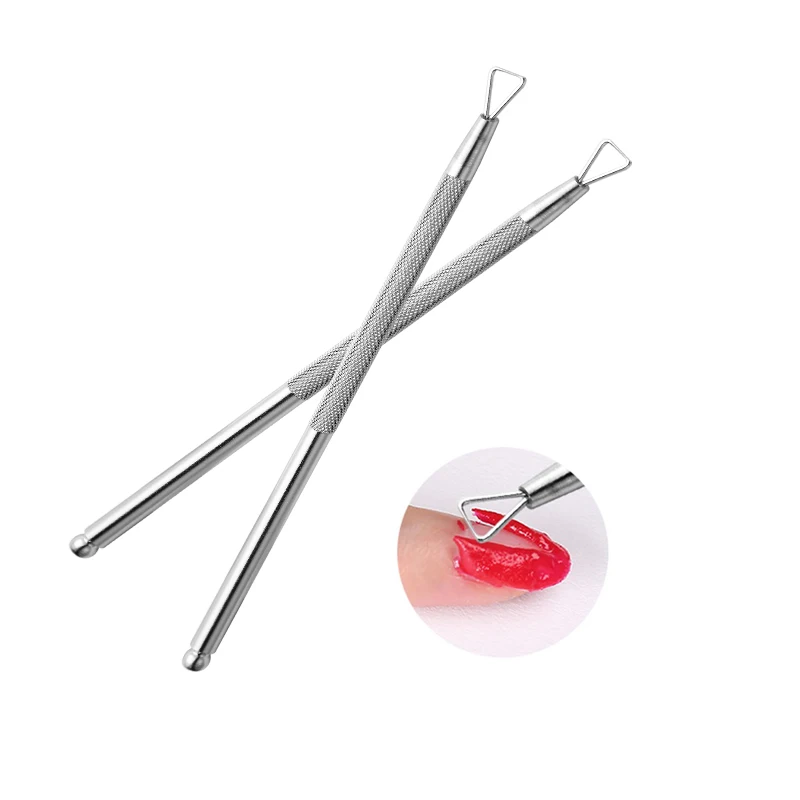 Arte Clavo Nail Planer Unloading Planer Glue Nail Art Tool Remove Cuticle Pushers Manicure Stainless Steel Accessories