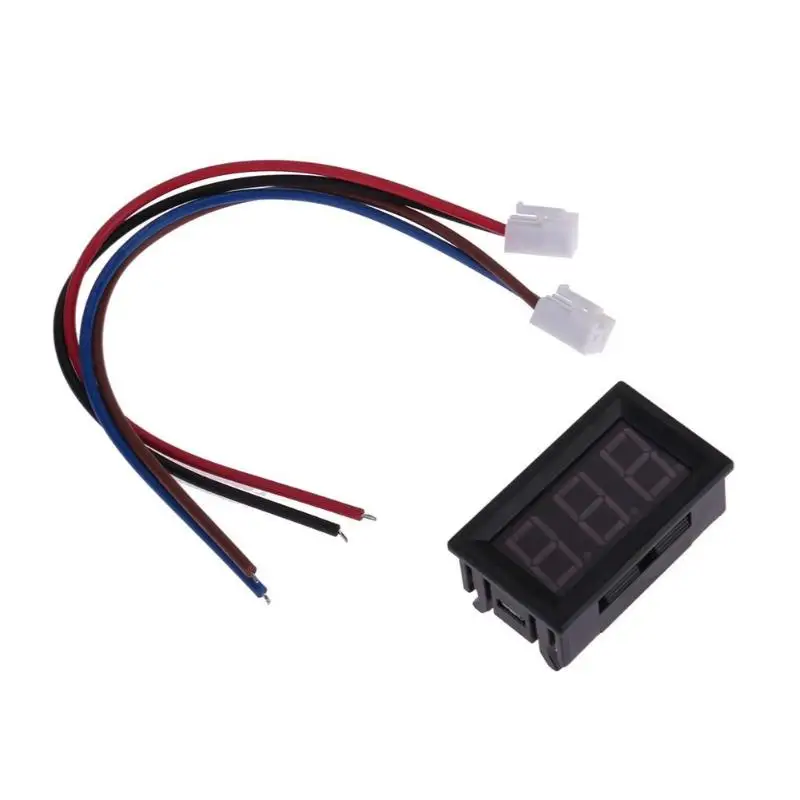 Mini 0.56in LED Digital Display DC 0-10A Ammeter Current Amp Panel Meter Digital Voltmeter Ammeter LED Display Voltmeter Tool