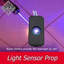 999 PROPS Real room escaping game one light sensor prop laser flashlight to escape magic torch to open the lock new escape room prop computer jigsaw puzzle system puzzles pieces jxkj1987 real life room escape adventurer game