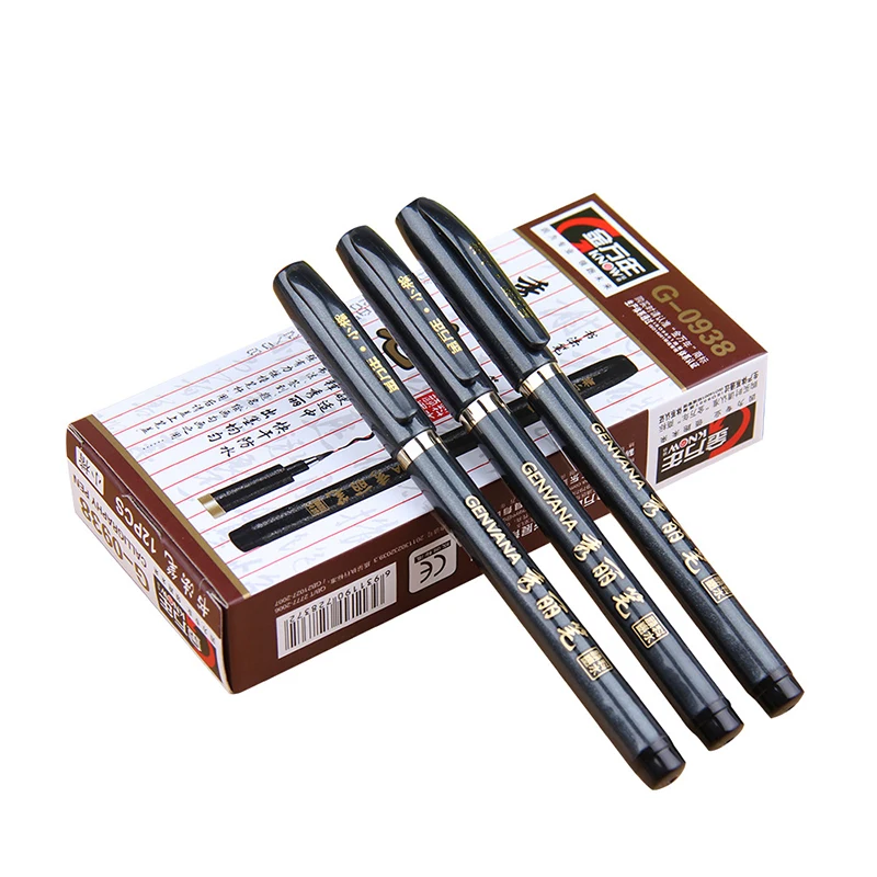 1Pcs Calligraphy Pen School Supplies for Student Practice Writing Pens Drawing signature Illustration Pen Multi-purpose soft pen chinese calligraphy practice traditional poem copybooks soft calligraphy copybook regular script calligraphie copybooks quaderno