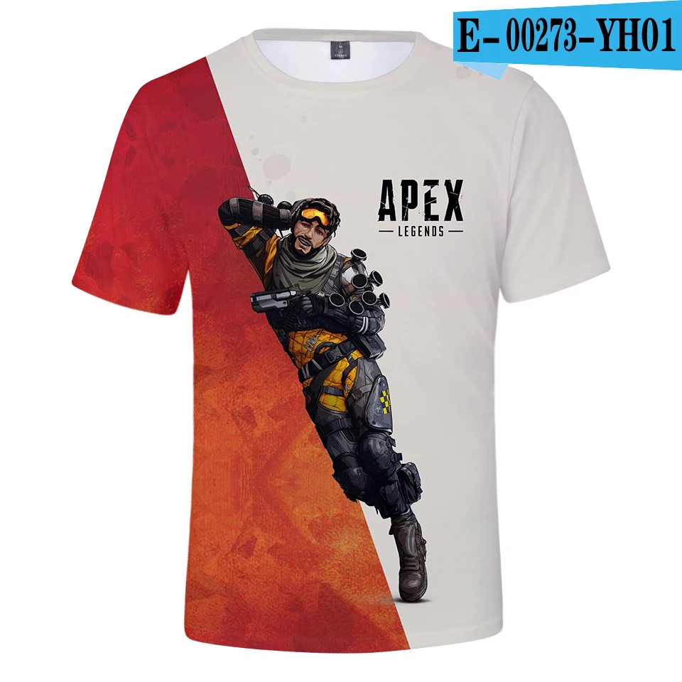 Темно-серый Apex Legends/футболки для мужчин и женщин, летняя новая модная футболка с короткими рукавами футболка для мальчиков и девочек дышащие футболки Apex Legends - Цвет: Темно-серый