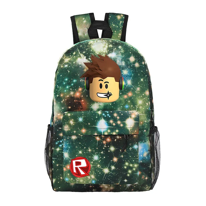 

Nebula Style Canvas Robloxer Backpack For Teenagers Kids Children Student School Bags Travel Shoulder Bag