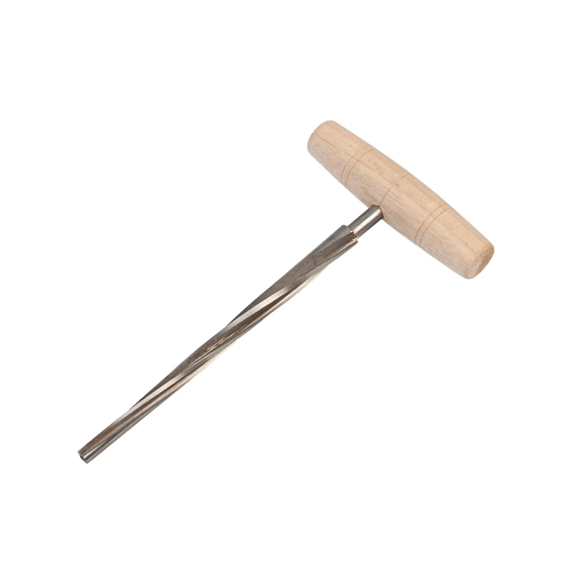 Спиральная Скрипка Peg Hole Reamer 1:30 коническая Высокоскоростная сталь с деревянной ручкой для 3/4 4/4 скрипки lutier инструмент