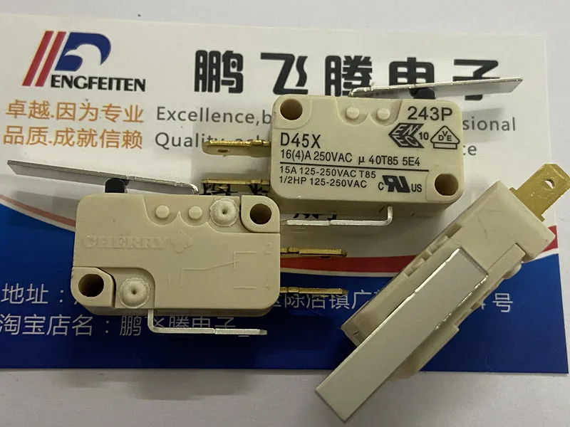 1PCS German CHERRY D45X small reset swing rod with long handle stroke reset limit micro switch 16A250V