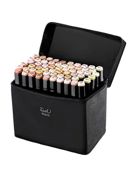 

TOUCHLECAI Skin Color Marker Pen Double-head Alcohol Oily Markers Manga Supplies Art Stationery