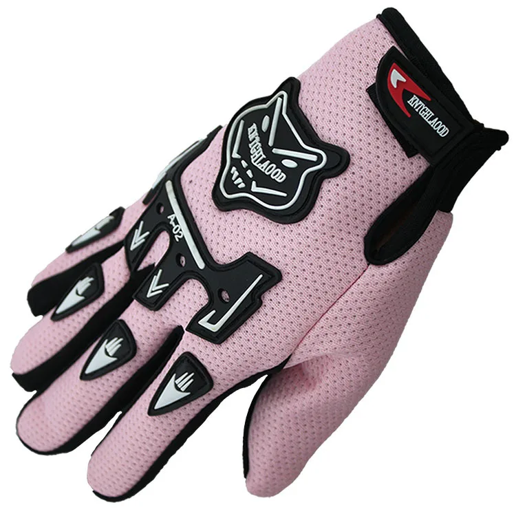 Adult pink Георгем студенческие Детские велосипедные перчатки Guantes Ciclismo Мужские Спортивные Перчатки для фитнеса, тренажерного зала, MTB, велосипедные перчатки с полным пальцем, велосипедные перчатки - Цвет: Adult pink