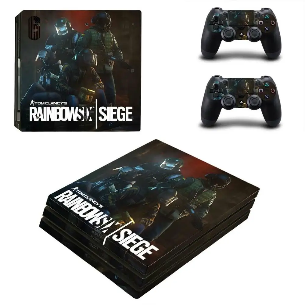 YSP4P-3138 Rainbow Six Siege PS4 Pro наклейка Play station 4 Кожа Наклейка для playstation 4 PS4 Pro консоль и контроллер Скины Виниловые - Цвет: YSP4P-3138