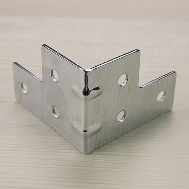 木製収納ボックス 金属コーナーガード付き