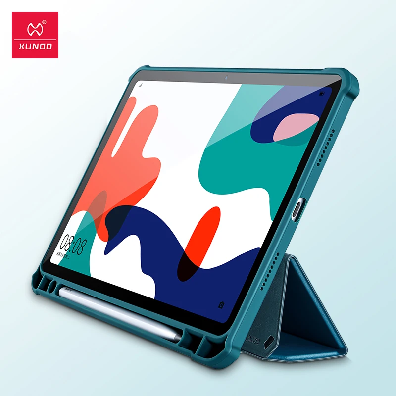 Чехол Xundd для планшета Huawei MatePad 10 4 2020 кожаный чехол защитный перчатка умный трехскладной держатель