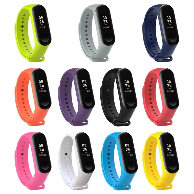 Новое поступление 2018 ремешок для Mi Band 3 силиконовый mi сменный Браслет Для xiaomi