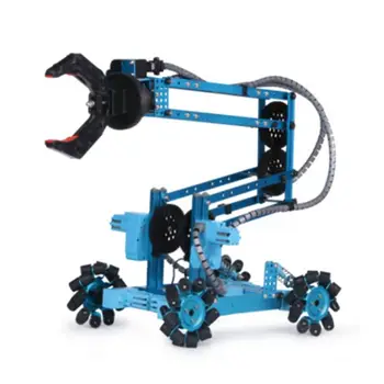 

MoFun DIY K3 Self Installed 2.4G 4CH Remote Control Omnidirectional Wheel Mechanical Arm Long endurance RC Robot Car Toys Gift