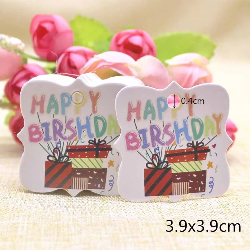 Wedding Paper Gift Label Tag 50pcs DIY Party Hang Tags Birthday Wedding Favors Gift Decorative Supply