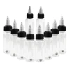 5-10pcs 30/50/60/120/250ml Recyclable Clear Tattoo Airbrush Ink Pigment Bottles Empty Bottle Container For Tattoo Ink Color 3