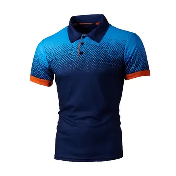 

2020 Men Polo Shirt New Short Sleeve Tee Shirt Breathable Camisa Masculina Hombre Jerseys Golftennis Men Blouse Plus Size 5XL