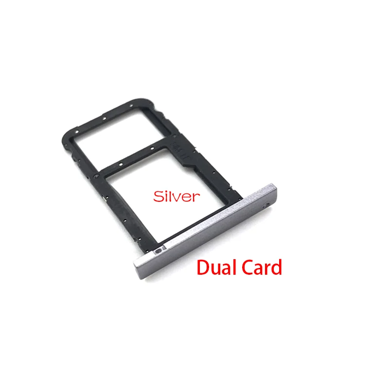 Слот для сим-карты SD лоток держатель адаптер для huawei MediaPad T3 10 AGS-L09 AGS-W09 AGS-L03 T3 9,6 LTE - Color: 4G Version Sliver