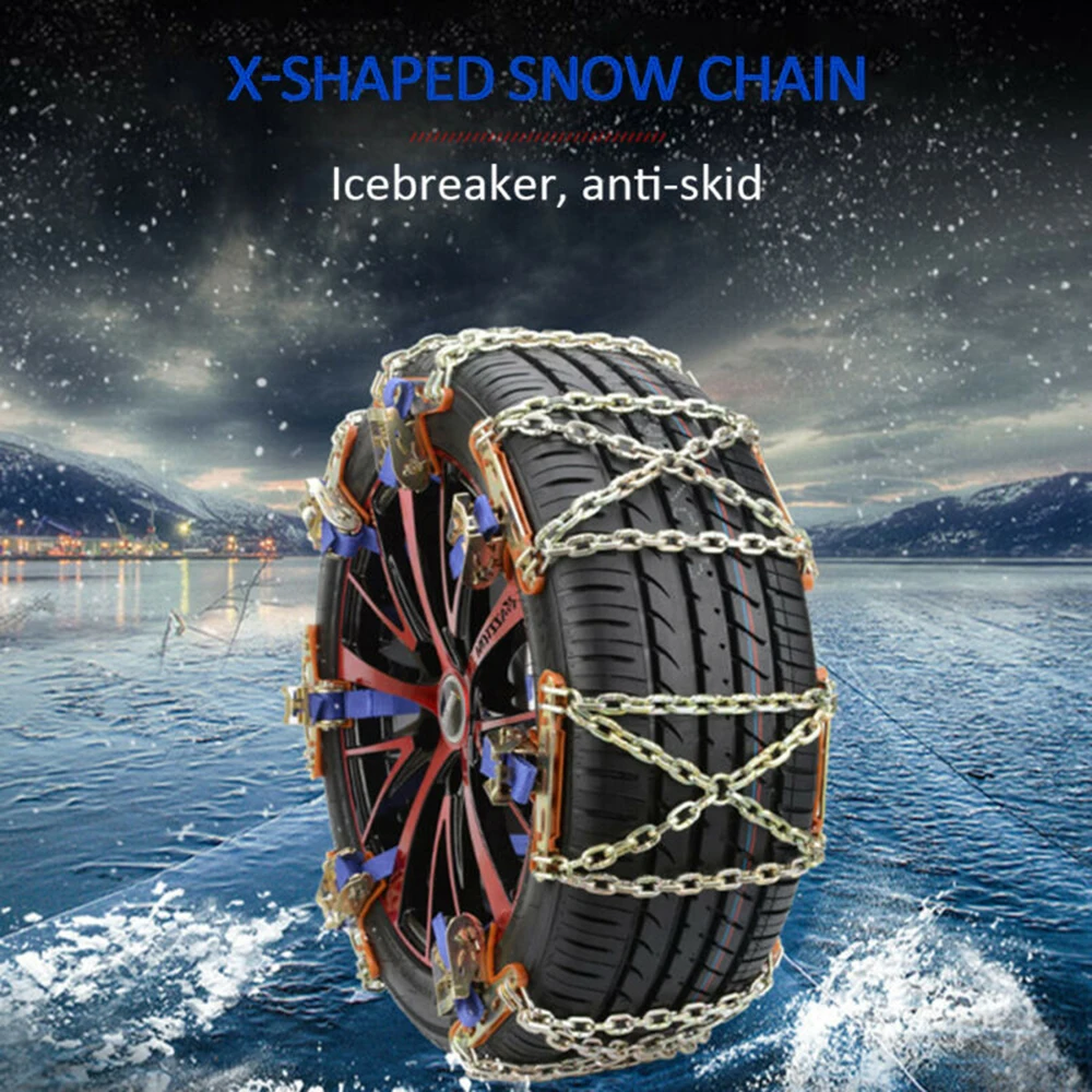 

Accessories Tire Snow Chain Wheel Anti-skid Universal For SUV Car Truck