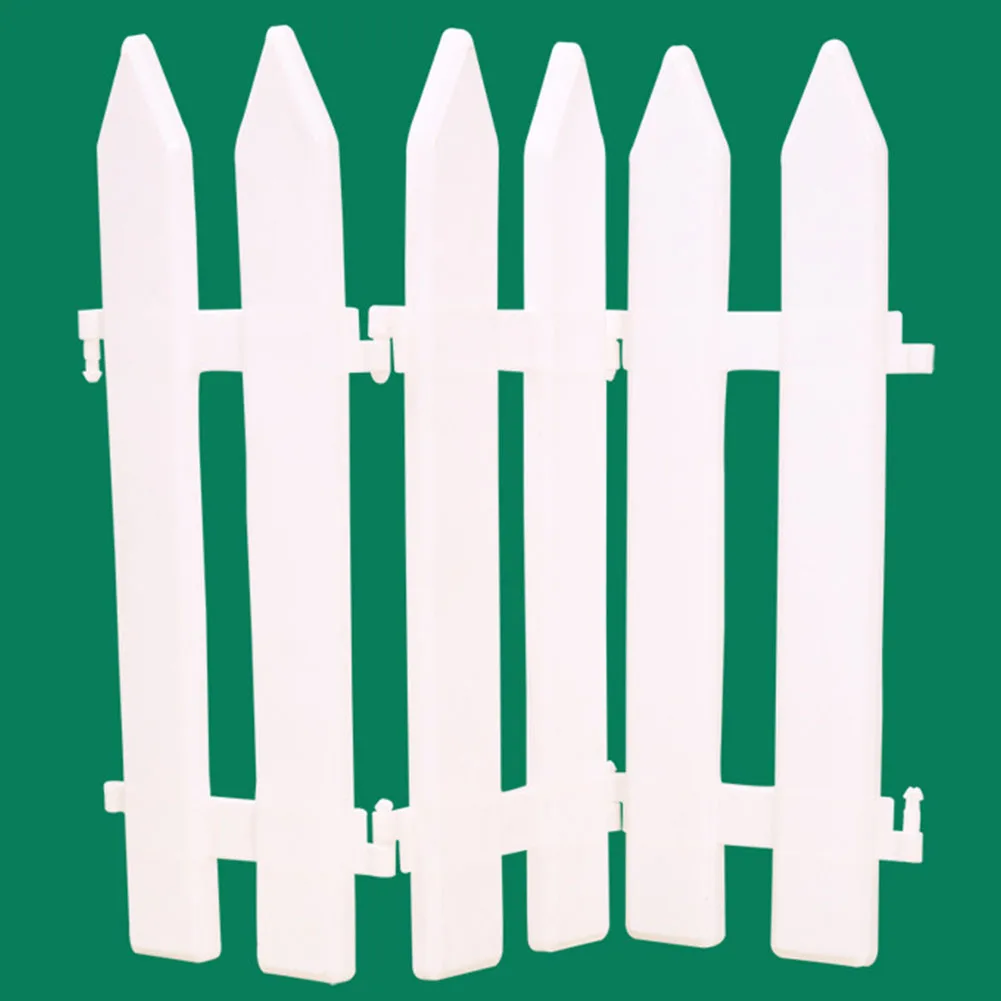 

20pcs Tree Pastoral Christmas White Decoration Home Anti-UV Plastic Fence Ornaments