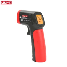 UNI-T UT300A + 100cm laserowy termometr na podczerwień ręczny Termometro cyfrowy przemysłowy bezdotykowy laserowy miernik temperatury pistolet