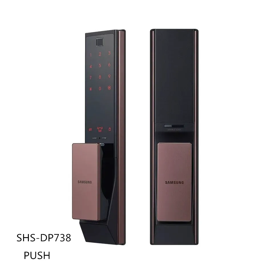 SAMSUNG цифровой отпечаток пальца Bluetooth дверной замок без ключа SHP-DP738/SHP-DP739 английская версия большой Eurp Moritse - Цвет: SHP-DP738 PUSH